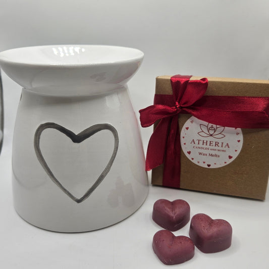 Σετ wax melts με καυστήρα