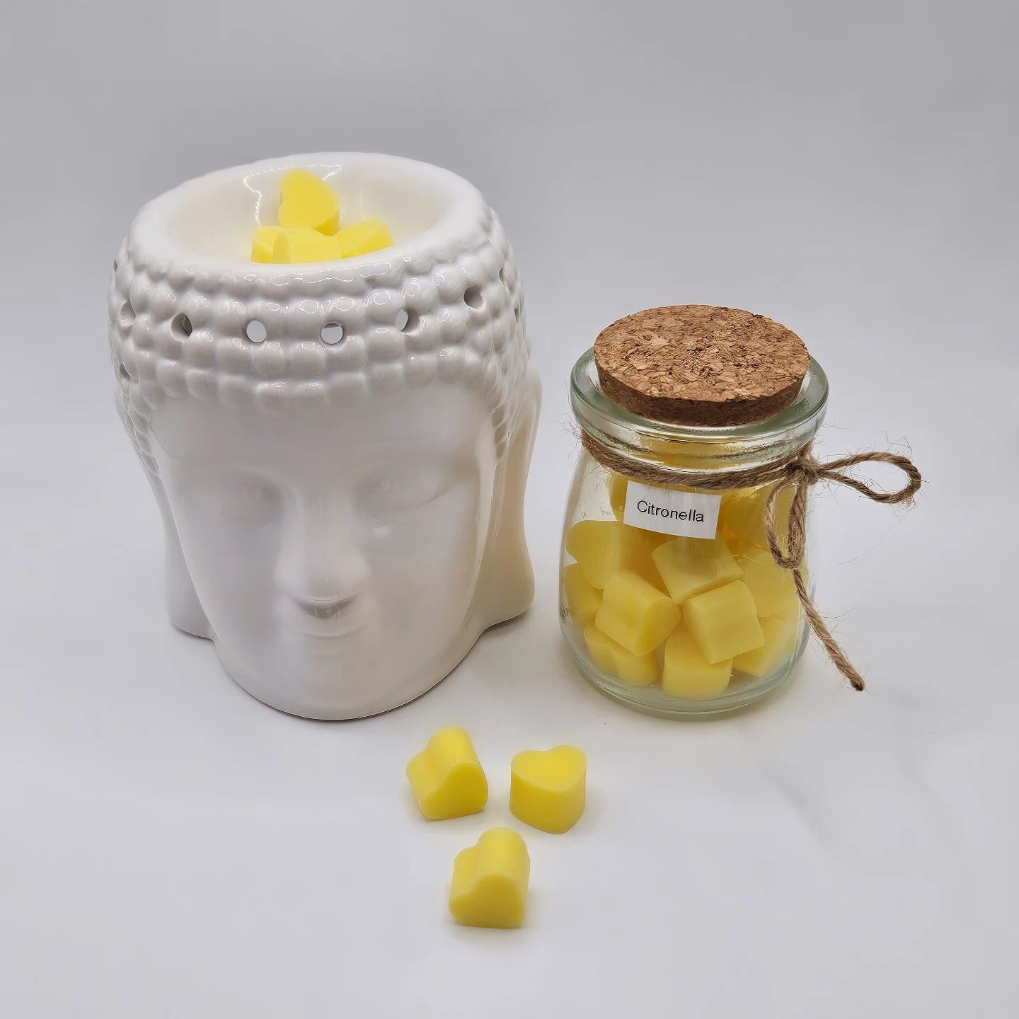Wax melts σε βαζάκι citronella