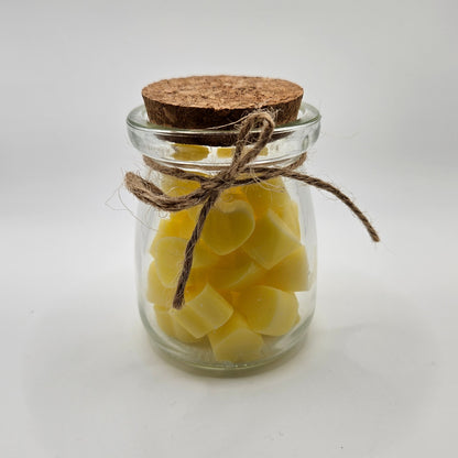 Hearts wax melts σε βαζάκι
