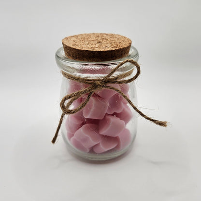 Hearts wax melts σε βαζάκι