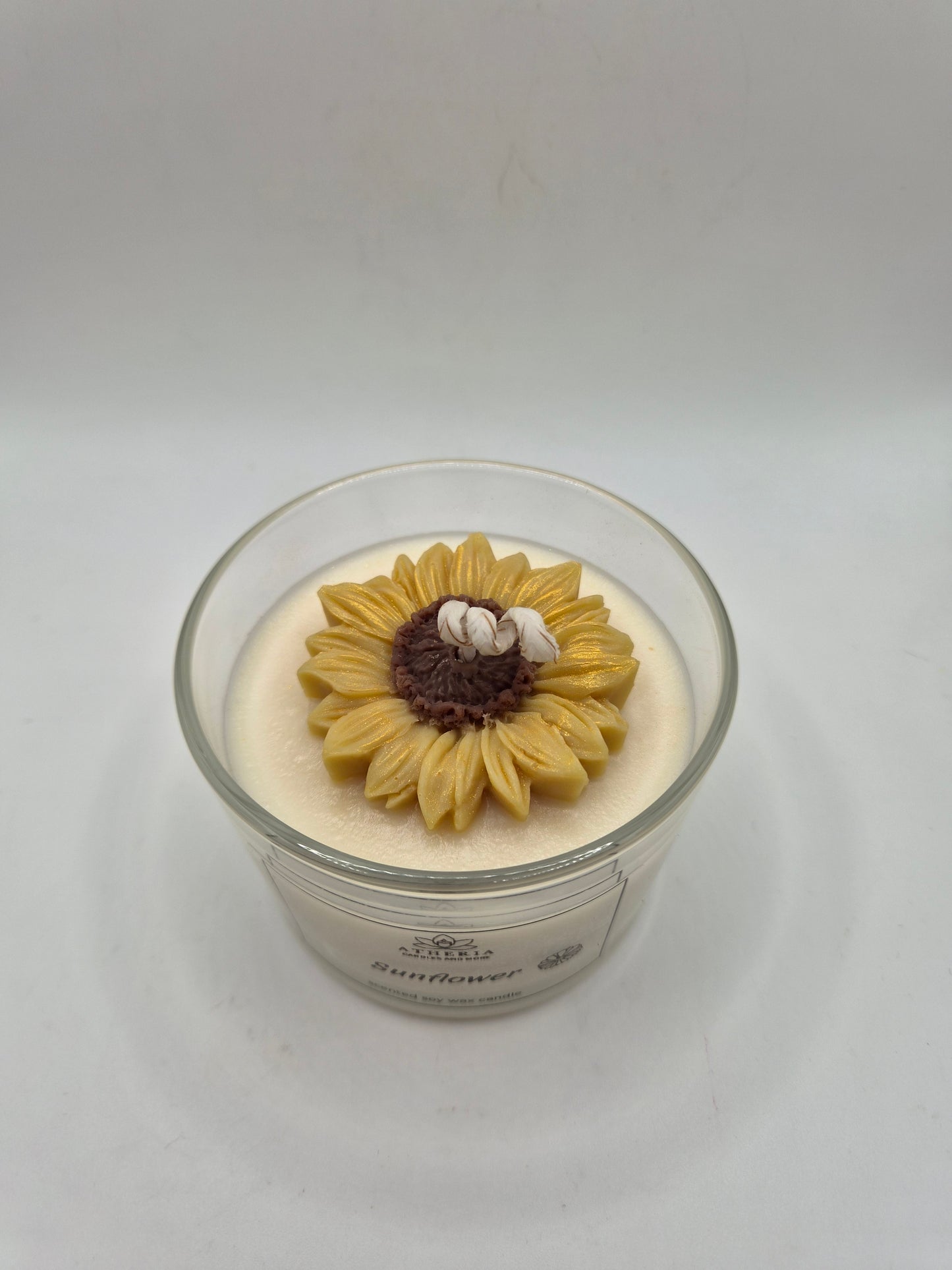 Sunflower candle