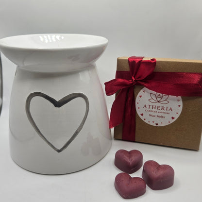 Σετ wax melts με καυστήρα