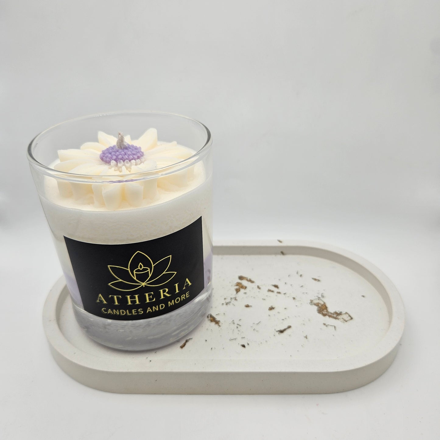 Οβάλ Δίσκος με Φύλλα Χρυσού