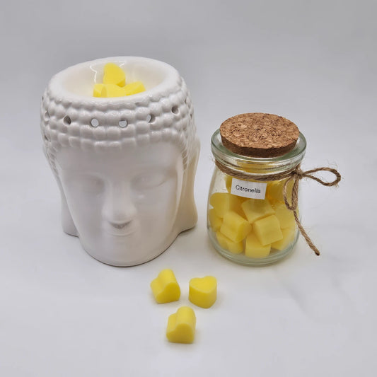 Wax melts σε βαζάκι citronella